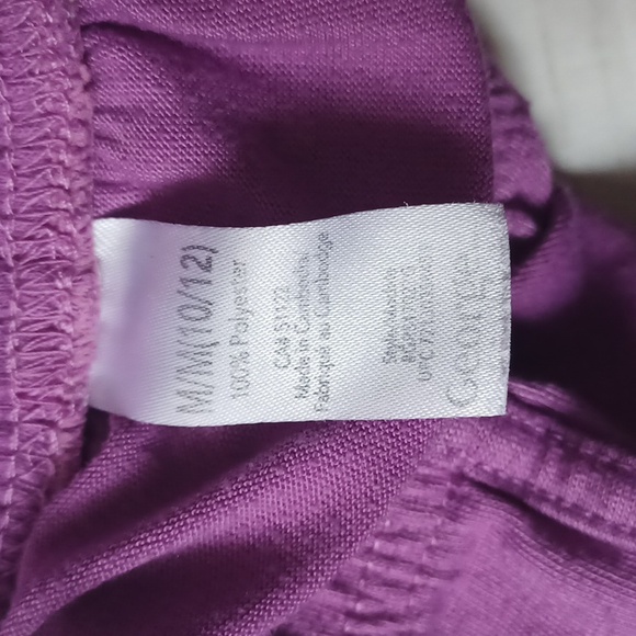 $4 Add-on Purple Pajama Shorts - Size Medium (10/12) Girl - Picture 3 of 3